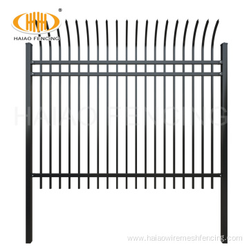 Modern galvanized steel pipe fence security fence